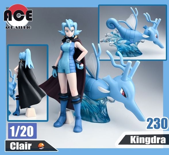 Clair & Kingdra 1/20 アクションフィギュア Clair Kingdra Resin [1:20] - ACE Studio | Fig Stuff