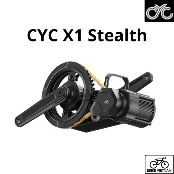 Cyc X1 Stealth Bicycle Mid Drive Conversion CYC X1 Stealth Gen