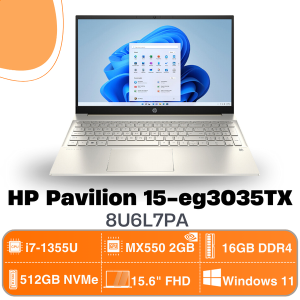 Laptop HP Pavilion 15-eg3035TX-8U6L7PA (15.6
