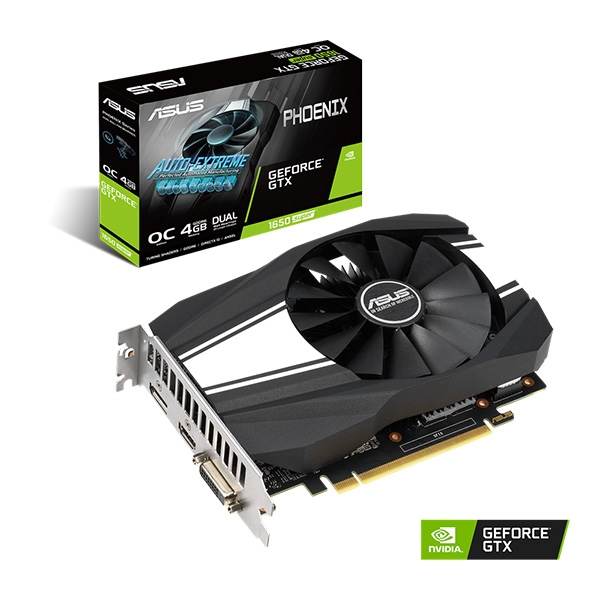 Card Màn Hình Asus Phoenix GTX1650 Supper 4GB (PH-GTX1650S-O4G, DDR6, 128Bit, Cuda 896, DVI/ HDMI)