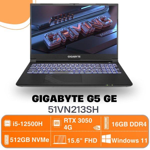 Laptop Gaming Gigabyte G5 GE-51VN213SH (15.6