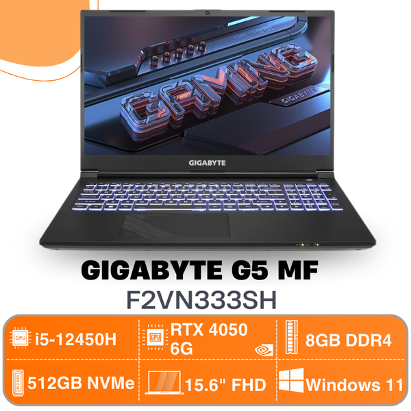 Laptop Gaming Gigabyte G5 MF-F2VN333SH (15.6