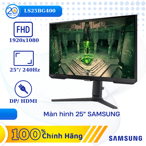 Màn hình LCD SAMSUNG Odyssey G4 LS25BG400EEXXV (25