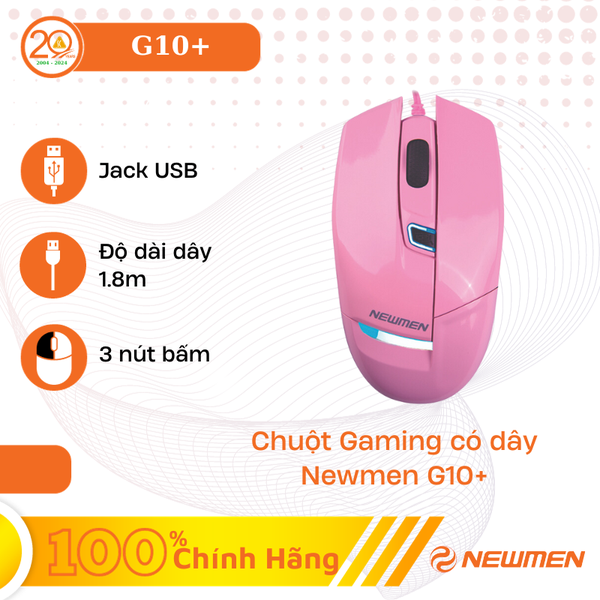 Chuột Gaming Có Dây Newmen G10+