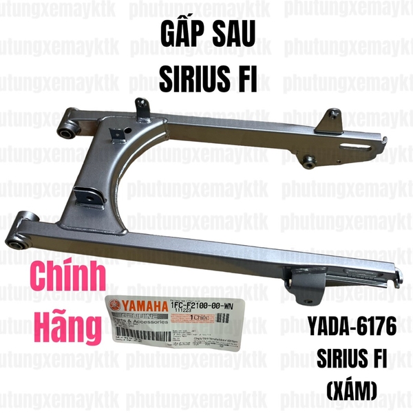 [Chính hãng Yamaha]YADA-6176-Sirius Fi-Gấp sau(Xám)