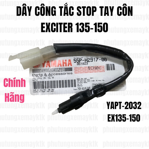 [Chính hãng Yamaha]YAPT-2032-Dây công tắc Stop tay côn-EXCITER 135-150