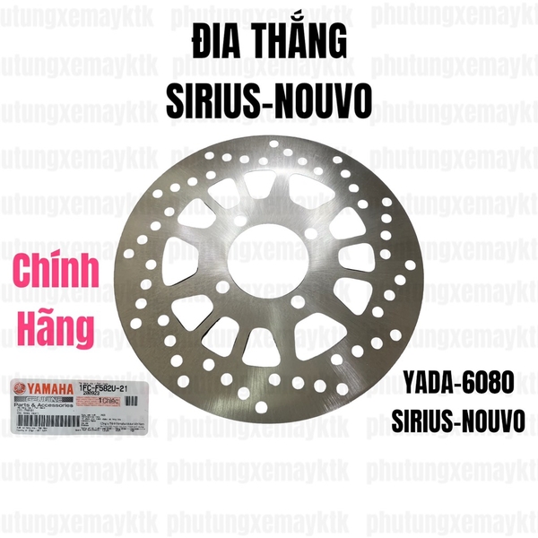 [Chính hãng Yamaha]YADA-6080-Đĩa thắng-Sirius-Nouvo...