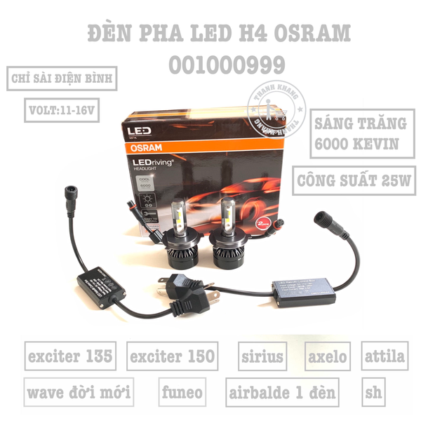 CAP DEN PHA LED H4 OSRAM 25W