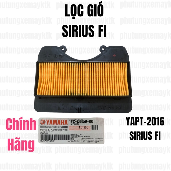 [Chính hãng Yamaha]YAPT-2016 Lọc gió-SIRIUS FI