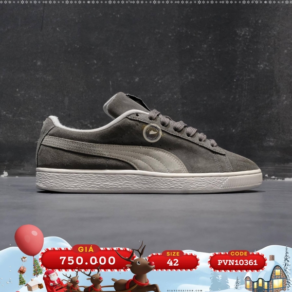 2hand Giay Puma Suede Classic Steeple Grey White 352634 66 SIZE 42
