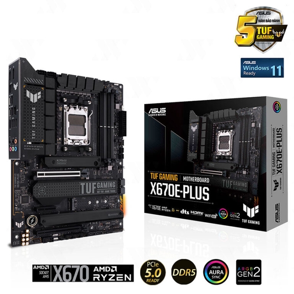 Mainboard Asus TUF Gaming X670E Plus (Chipset AMD X670, Socket AM5, 4x DDR5 128GB, ATX)