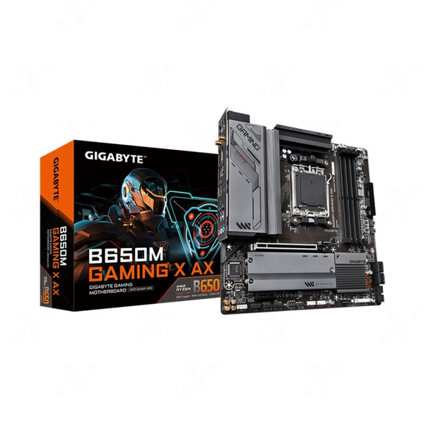 Mainboard Gigabyte B650M Gaming X AX (AMD B650, AM5, 4 x DDR5 192GB, Micro ATX)