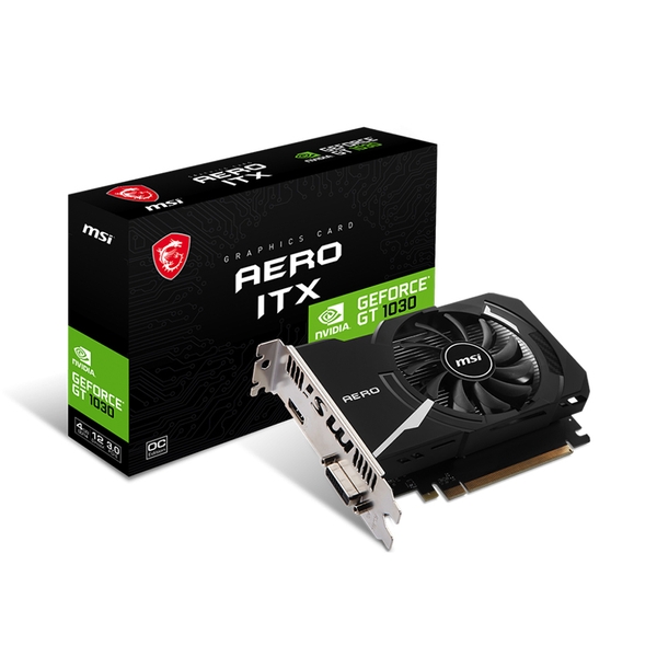 Card màn hình MSI GeForce GT 1030 AERO ITX 4GD4 OC