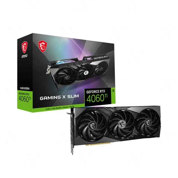 Card màn hình MSI RTX 4060 Ti GAMING X SLIM 16G
