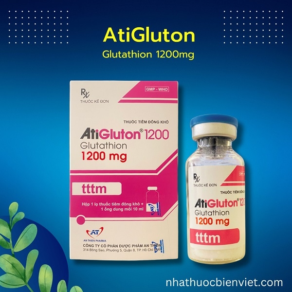 tiêm glutathione Thuốc Gluthion 1200 của Ý: Công dụng, Cách dùng, Liều dùng, Giá bán
