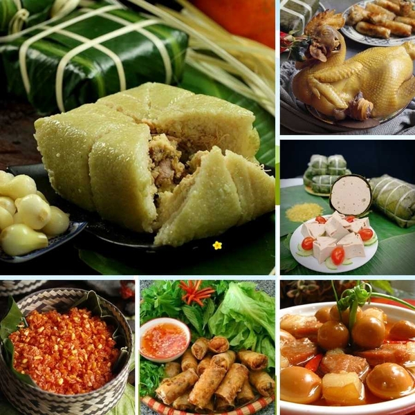 các món ăn trong mâm cỗ ngày tết