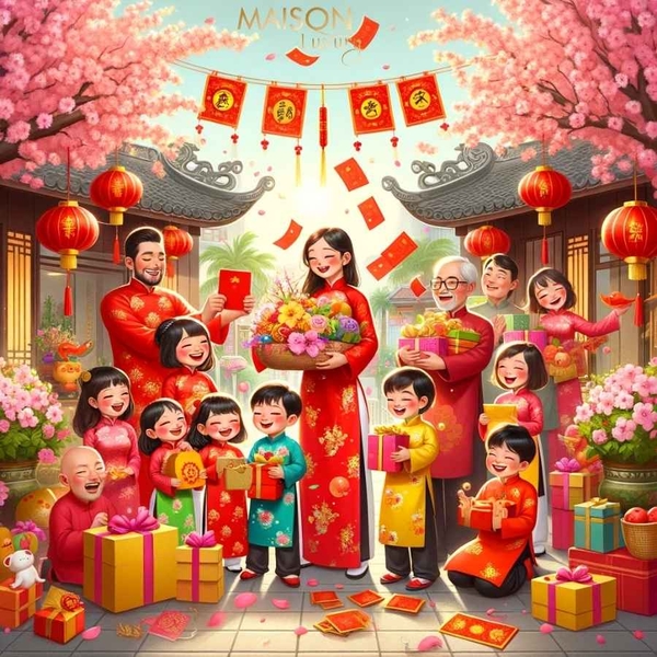 tặng quà tết cho trẻ nhỏ