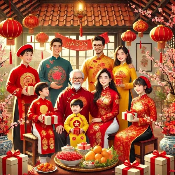 tặng quà tết gia đình