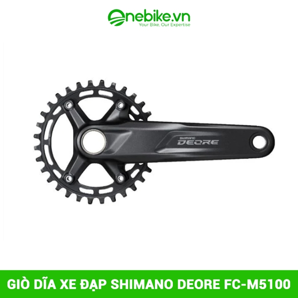 Giò dĩa xe đạp Shimano Deore FC-M5100 Chất Lượng