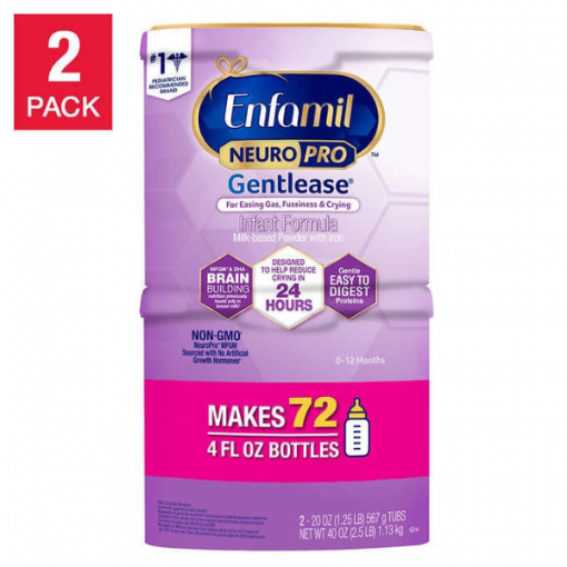Sữa bột cho trẻ chống nôn trớ từ – 12 tháng enfamil neuropro infant  gentlease formula