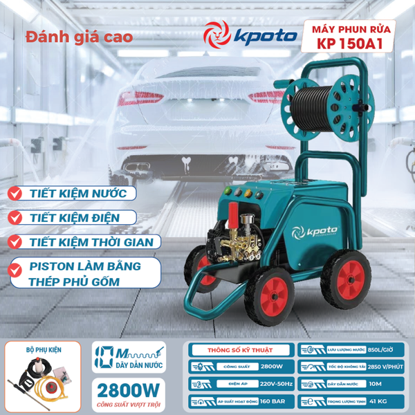 Máy rửa xe Kpoto KP150-A1