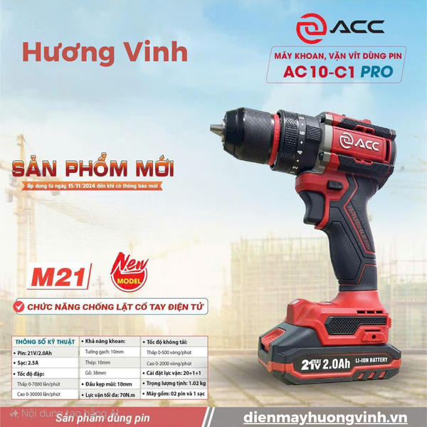 Máy khoan pin ACC AC10-C1 PRO