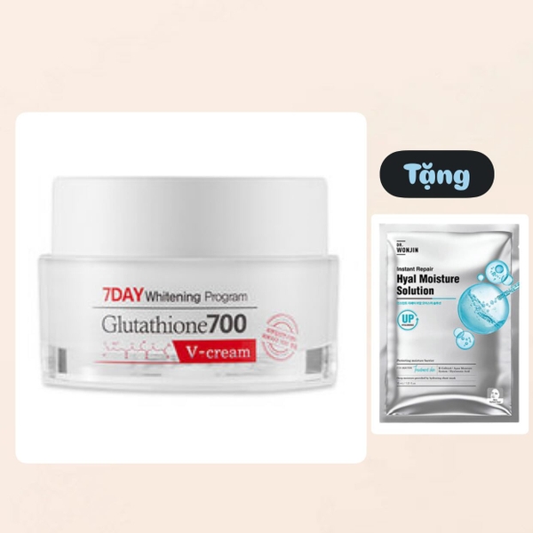 Kem Dưỡng Angel’s Liquid 7 Day Whitening Program Glutathione 700 V-Cream 50ml