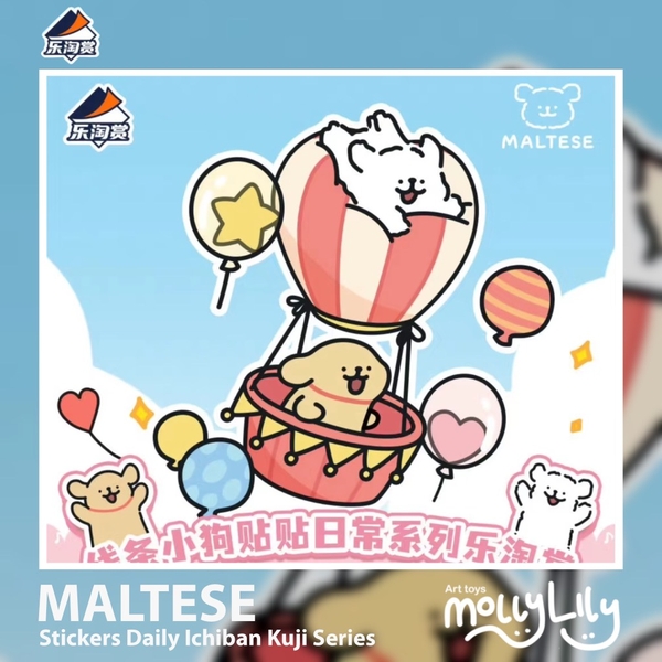 MALTESE Stickers Daily Ichiban Kuji Series
