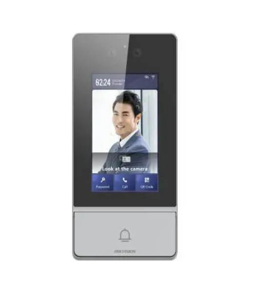 Nút nhấn Camera chuông hình Hikvision DS-KV9503-WBE1 (Nhận diện khuôn mặt, màn 4.3 inch, PoE, Wifi)