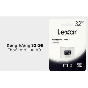 Thẻ nhớ MicroSD 32G Lexar chính Hãng