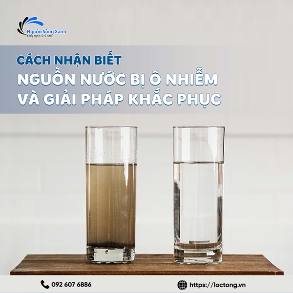 Cách nhận biết nguồn nước bị ô nhiễm và giải pháp khắc phục