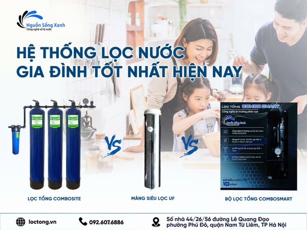 Hệ Thống Lọc Nước Gia Đình Nào Tốt Nhất Hiện Nay