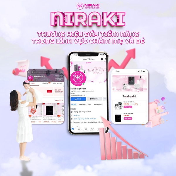 GIỚI THIỆU THƯƠNG HIỆU: NIRAKI - THƯƠNG HIỆU ĐẦY TIỀM NĂNG TRONG LĨNH VỰC CHĂM MẸ VÀ BÉ GIỚI THIỆU THƯƠNG HIỆU: NIRAKI - THƯƠNG HIỆU ĐẦY TIỀM NĂNG TRONG LĨNH VỰC CHĂM MẸ VÀ BÉ