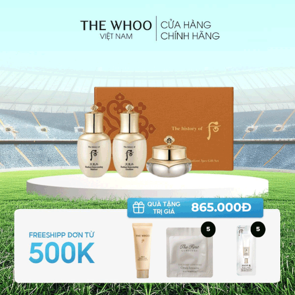 Bộ dưỡng da Whoo Cheongidan Radiant Rejuvenating Mini Set 3pcs