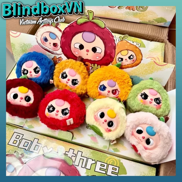 Blindbox Baby Three Fruit Cute Plush Pendant Series
