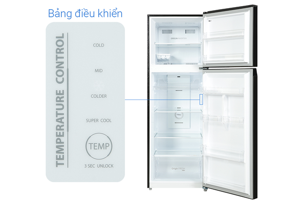 Tủ lạnh Toshiba Inverter 338 lít GR-RT468WE-PMV(58)-MM  Chính hãng