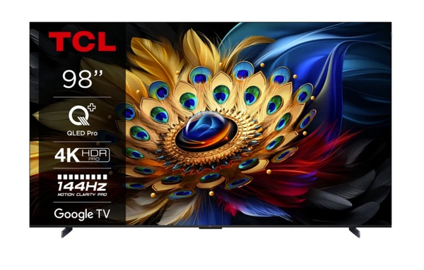 Google Tivi TCL QLED 4K 98 Inch 98C655 Mẫu 2024 Kho TCL Chính hãng