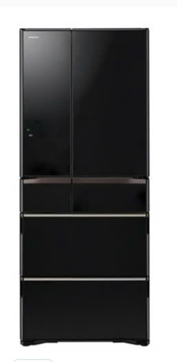 Tủ lạnh Hitachi Inverter 617 lít R-HW620RV XK 6 Cửa Màu đen Mới 100% Chính hãng