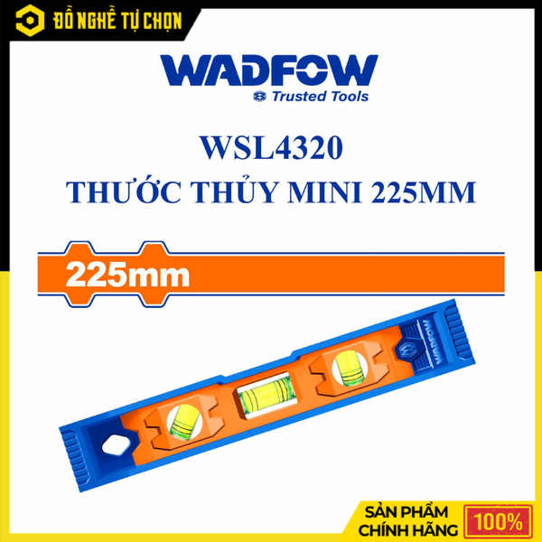 Thước Thủy Mini WadFow WSL4320 225mm – Nhỏ Gọn, Cân Bằng Chính Xác, Dễ Mang Theo | Hàng Chính Hãng, Có VAT