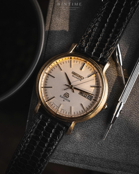Seiko 9983-8020 Superior Twin Quartz Cap Gold | Bintimeshop