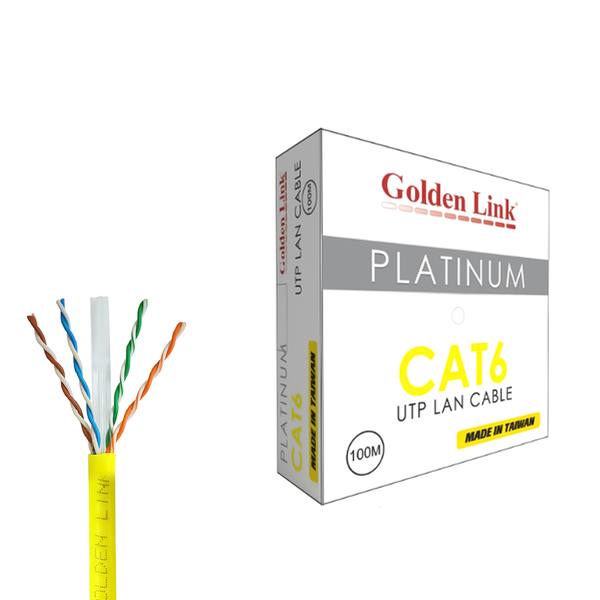 Cáp mạng Goldenlink CAT6E-UTP (ĐNC)