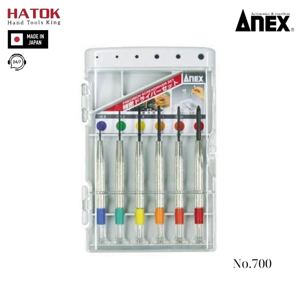 Bộ tô vít sửa chữa điện tử Anex No.700 Nhật Bản