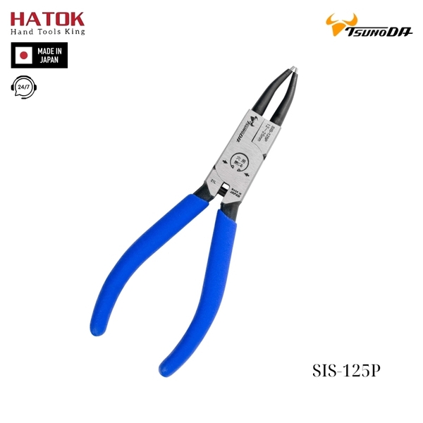Kìm bóp phe mũi thẳng 5 inch Tsunoda SIS-125P Nhật Bản
