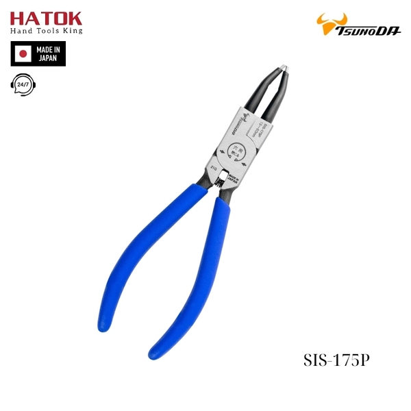 Kìm bóp phe mũi thẳng 7 inch Tsunoda SIS-175P Nhật Bản