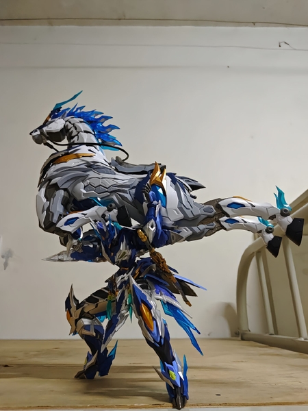 Mô Hình lắp Ráp MNP-XH05 Triệu Vân Zhao Yun của Motor Nuclear (có kèm ngựa)