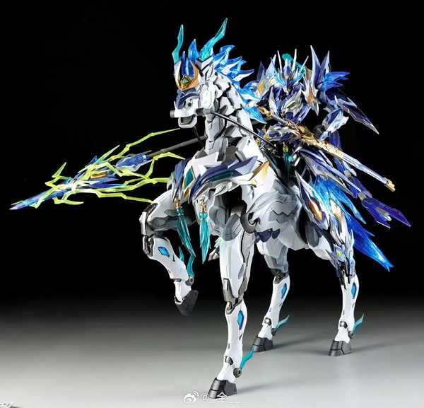 Mô Hình lắp Ráp MNP-XH05 Triệu Vân Zhao Yun của Motor Nuclear (có kèm ngựa)