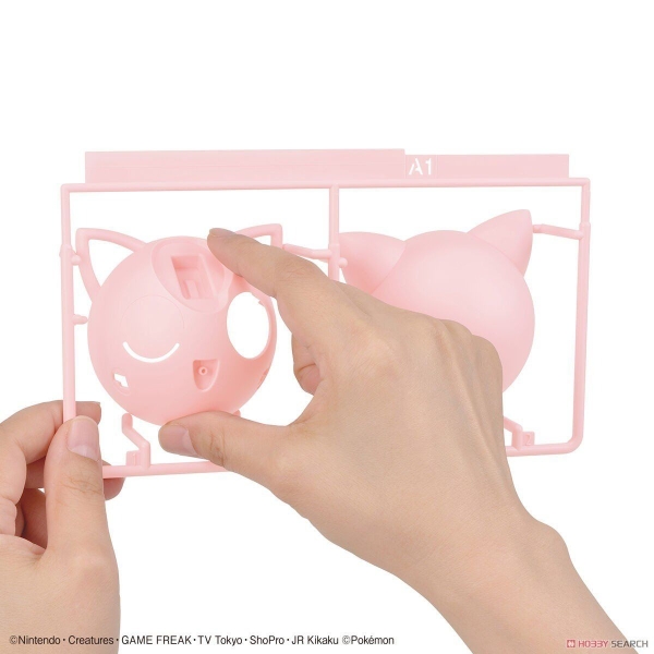Mô Hình Lắp Ráp Pokemon PLAMO COLLECTION QUICK!! 09 Jigglypuff của Bandai Nhật bản