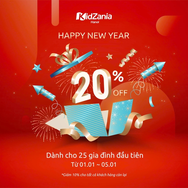 KIDZANIA HÀ NỘI TUNG DEAL PHƠI PHỚI CHÀO ĐÓN NĂM MỚI 2025