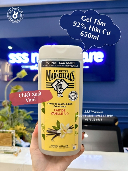 Sữa Tắm 92% Hữu Cơ Le Petit Marseillais