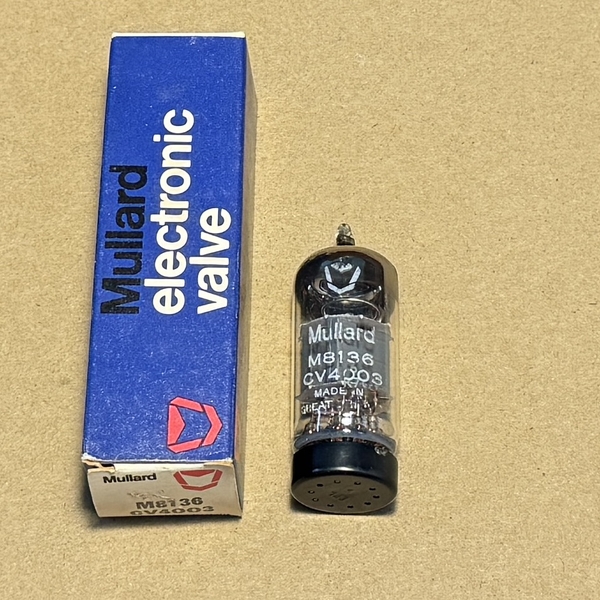 ムラード　M8136 (ECC82)ボックスプレート ムラード M8136 (ECC82)ボックスプレート Mullard M8136 CV4003